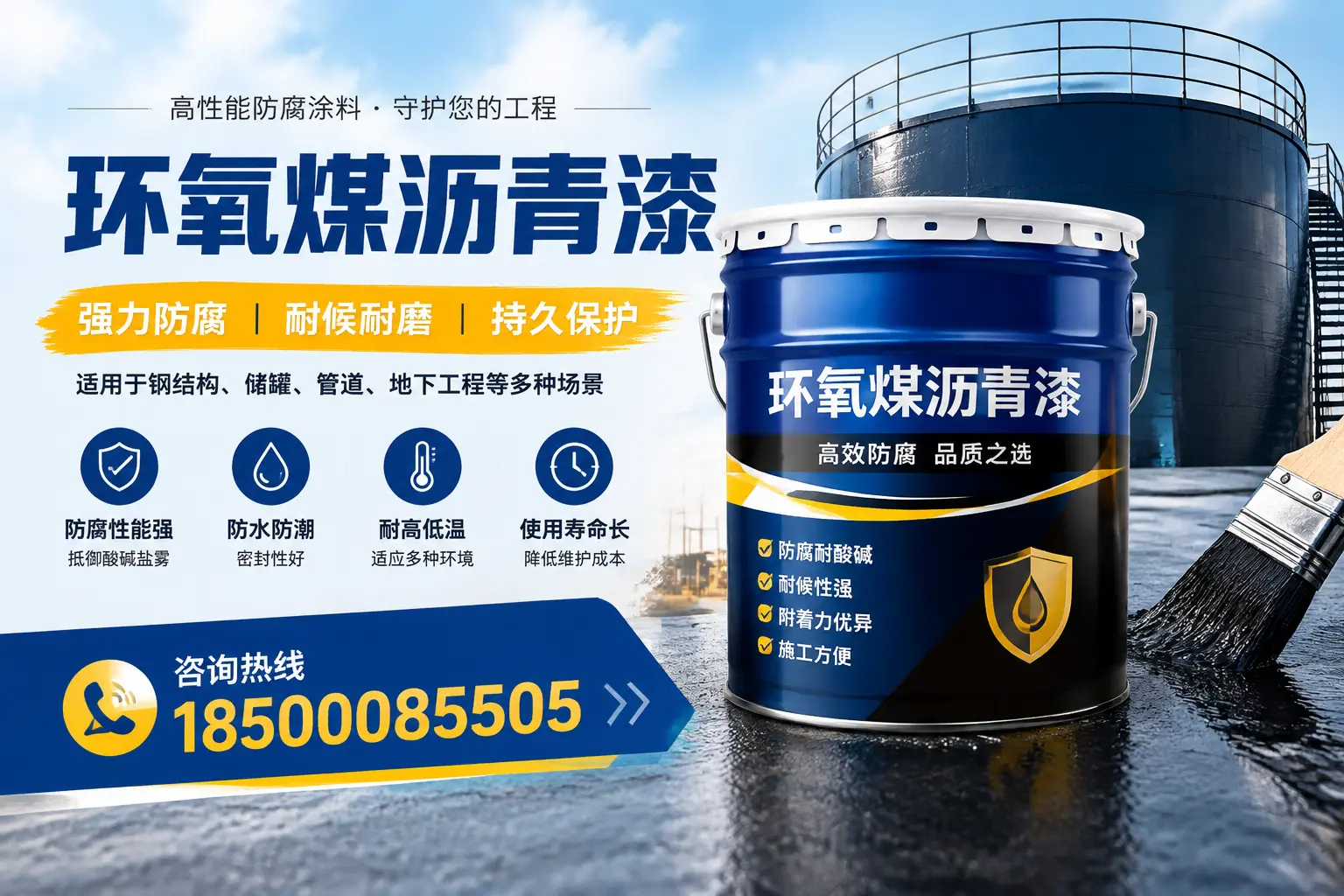 环氧煤沥青漆在工业中的应用，无锡企业的选择